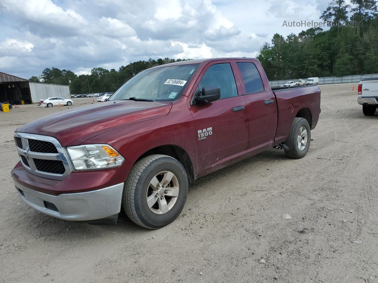 2019 Ram 1500 Classic Tradesman Burgundy vin: 1C6RR6FG7KS610173