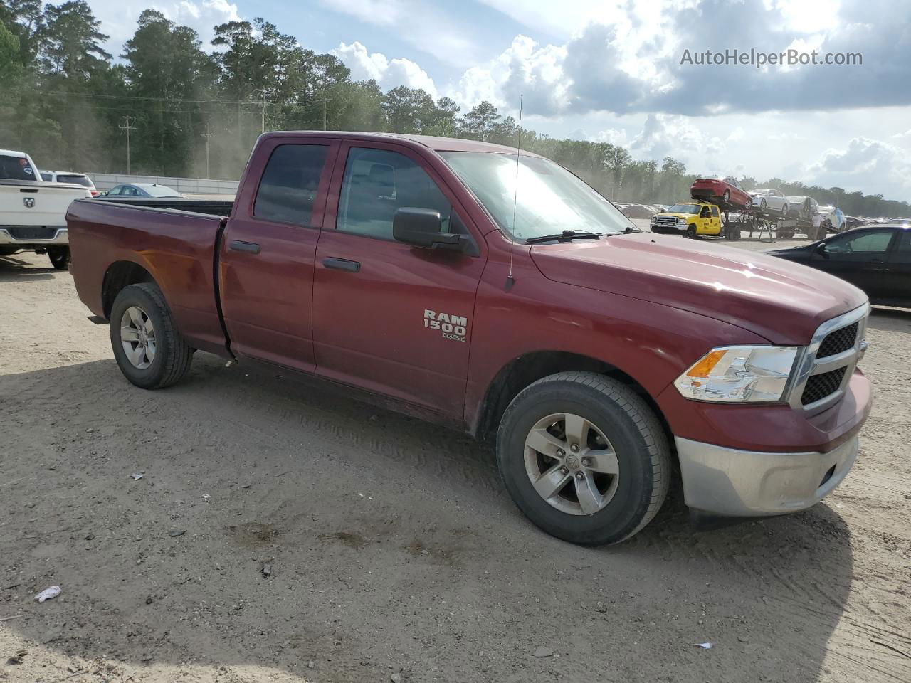 2019 Ram 1500 Classic Tradesman Burgundy vin: 1C6RR6FG7KS610173