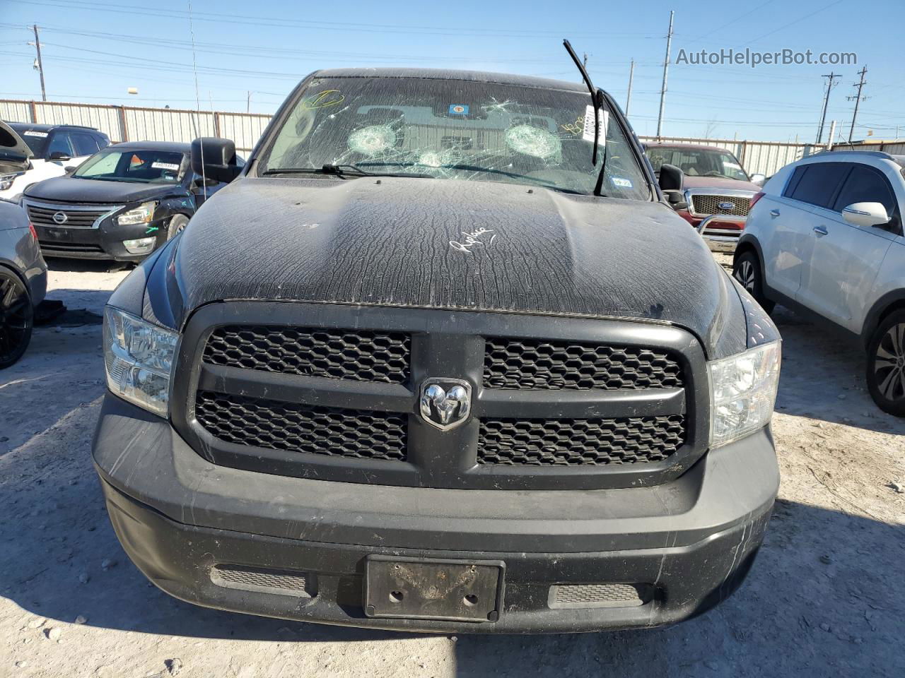 2019 Ram 1500 Classic Tradesman Black vin: 1C6RR6FG7KS685827