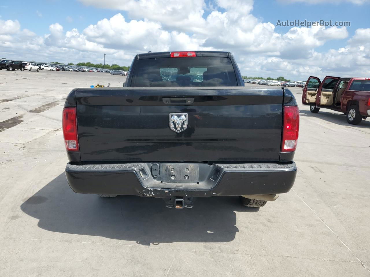 2014 Ram 1500 St Черный vin: 1C6RR6FG8ES223510