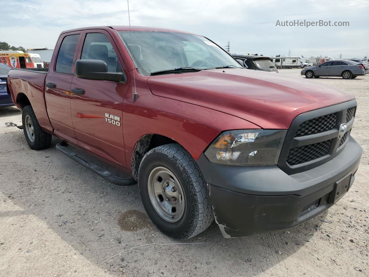 2014 Ram 1500 St Темно-бордовый vin: 1C6RR6FG8ES391325