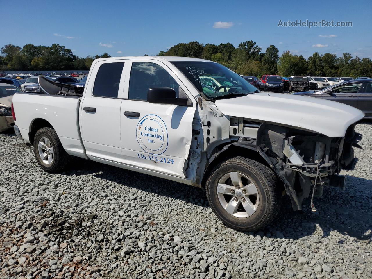 2015 Ram 1500 St White vin: 1C6RR6FG8FS575763