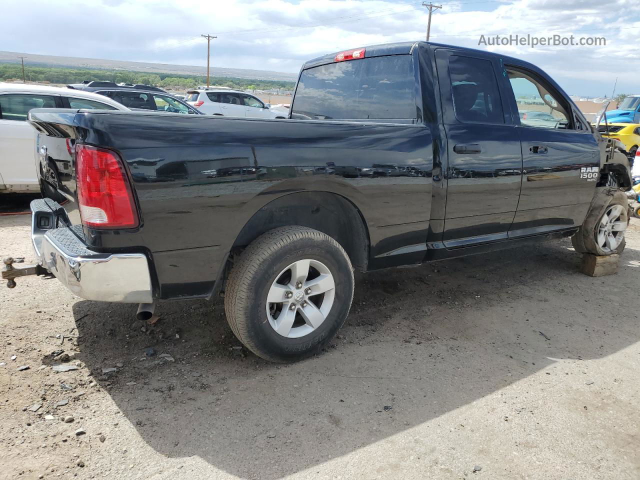 2019 Ram 1500 Classic Tradesman Black vin: 1C6RR6FG8KS671886