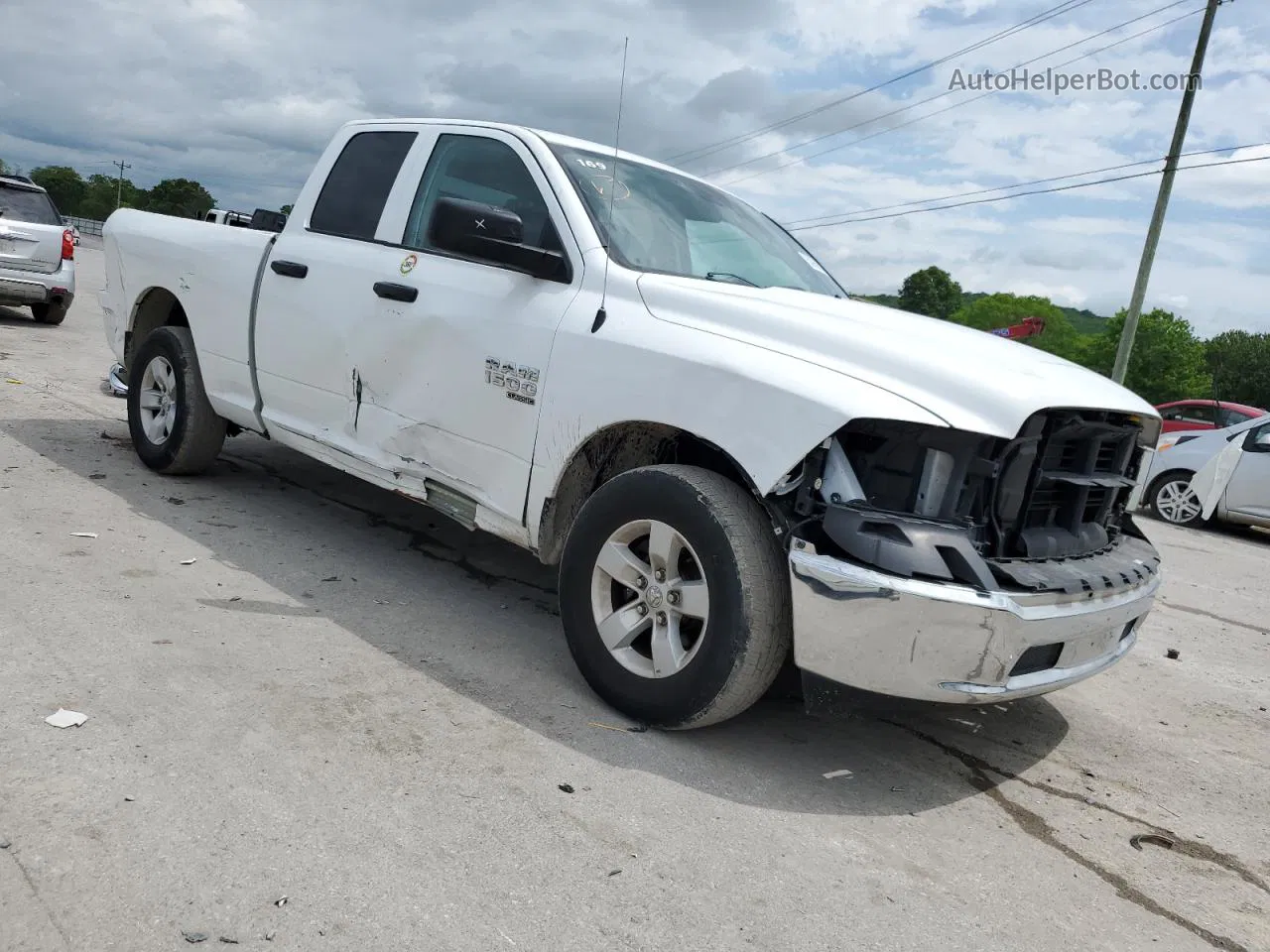 2020 Ram 1500 Classic Tradesman White vin: 1C6RR6FG8LS121654