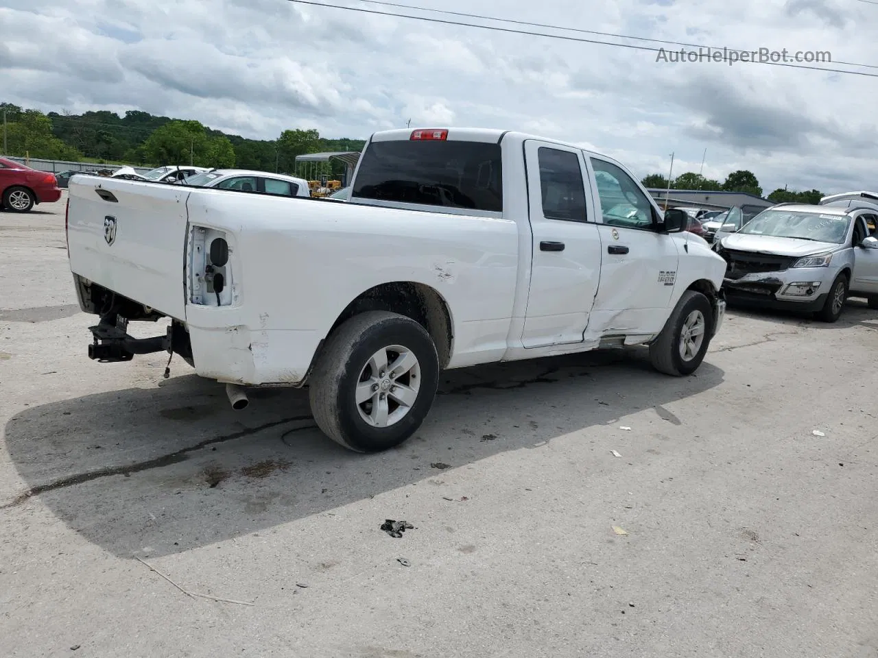 2020 Ram 1500 Classic Tradesman White vin: 1C6RR6FG8LS121654