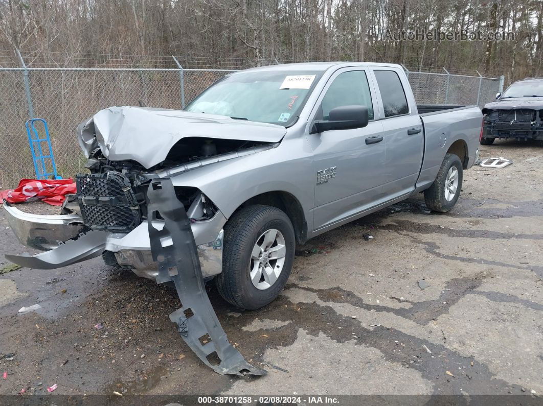 2020 Ram 1500 Classic Tradesman Quad Cab 4x2 6'4 Box Silver vin: 1C6RR6FG8LS139247