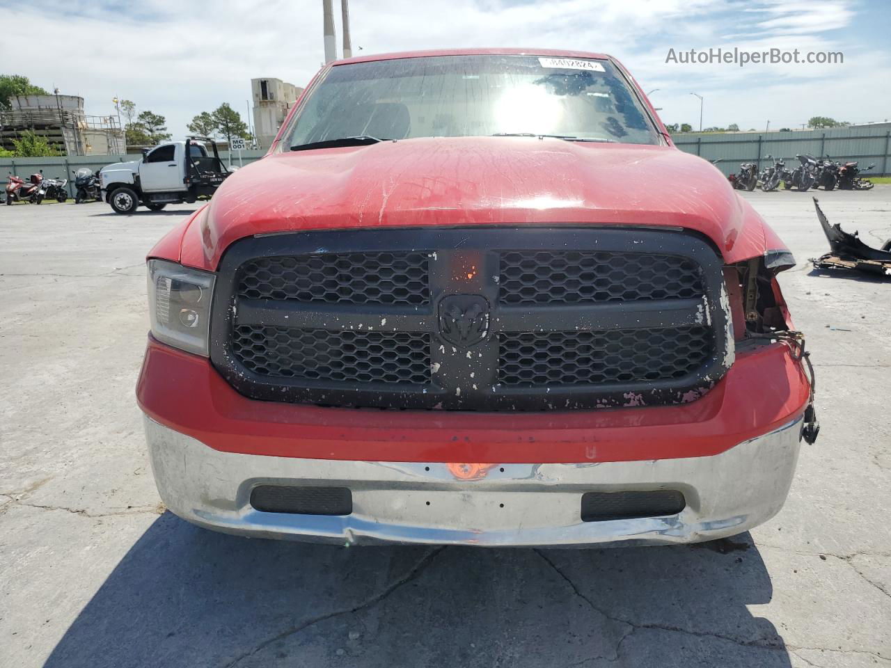 2019 Ram 1500 Classic Tradesman Красный vin: 1C6RR6FG9KS704992