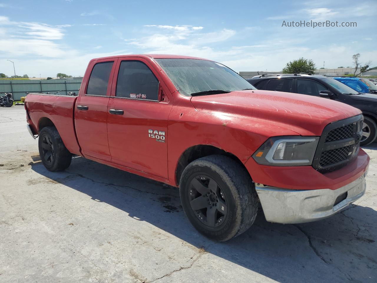 2019 Ram 1500 Classic Tradesman Красный vin: 1C6RR6FG9KS704992