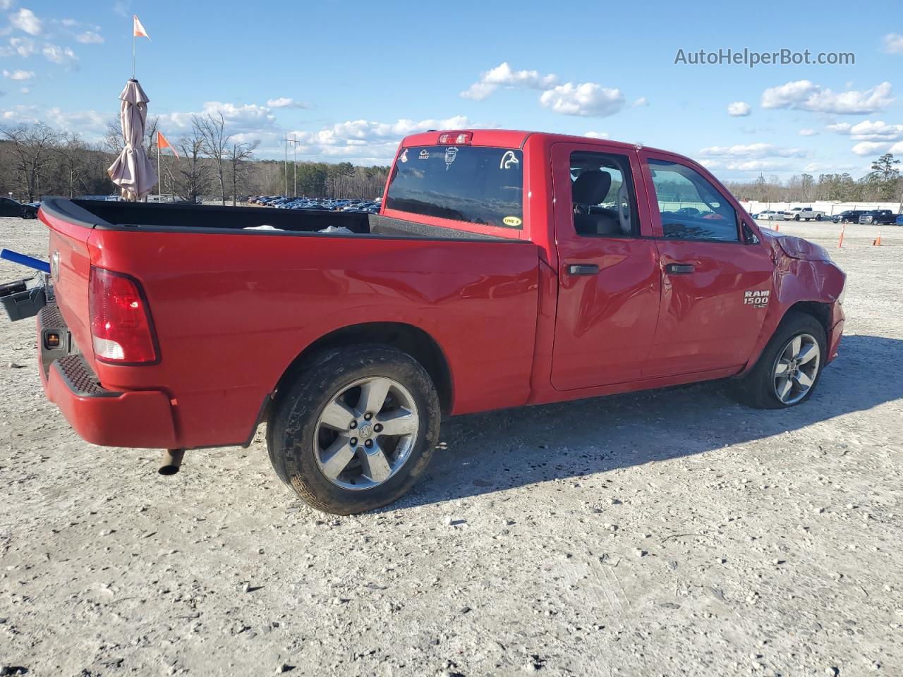 2019 Ram 1500 Classic Tradesman Красный vin: 1C6RR6FG9KS712414