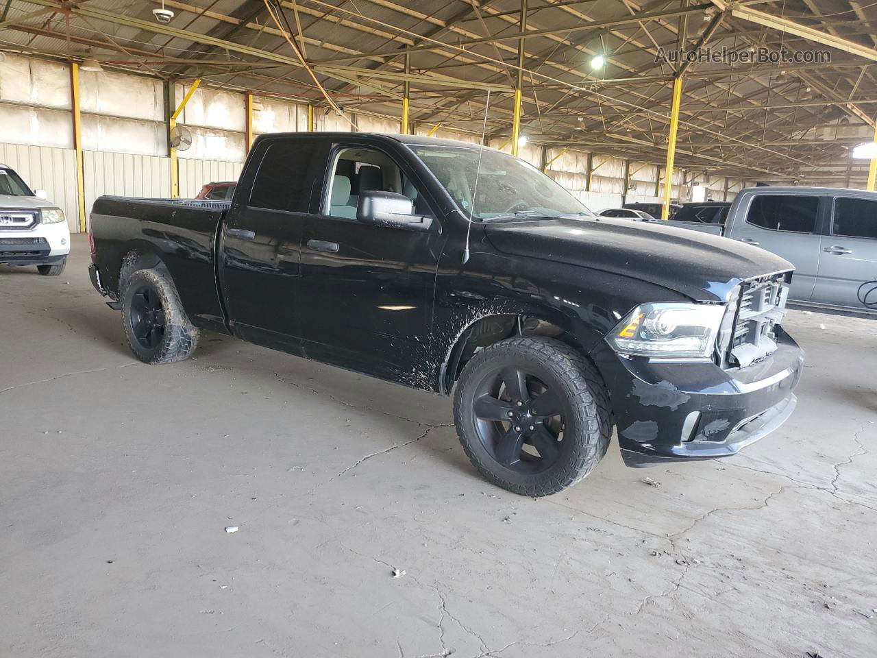 2014 Ram 1500 St Черный vin: 1C6RR6FGXES440458