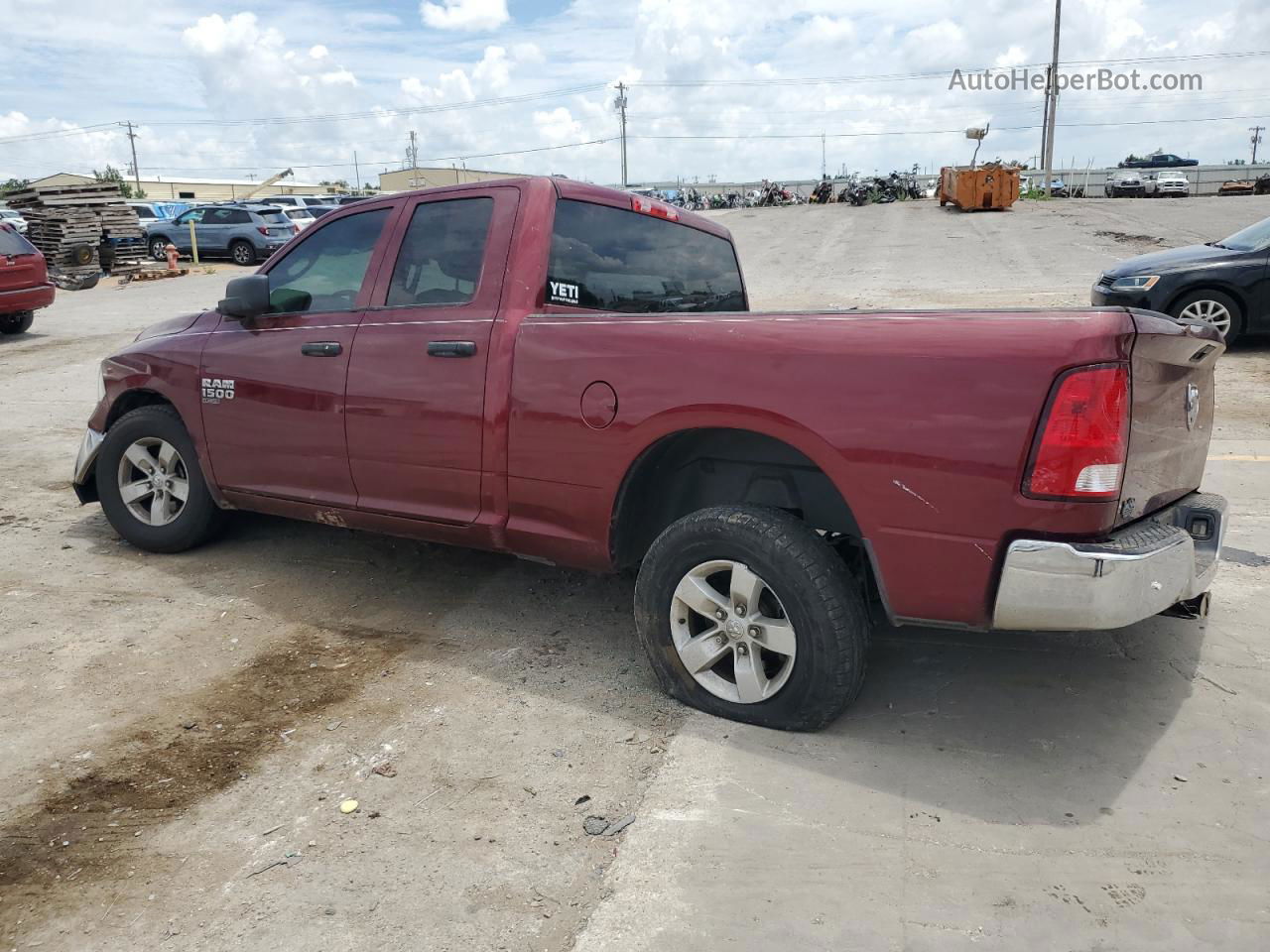 2019 Ram 1500 Classic Tradesman Burgundy vin: 1C6RR6FGXKS500153