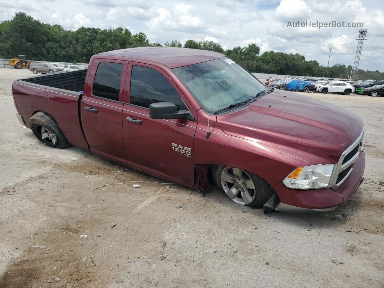 2019 Ram 1500 Classic Tradesman Burgundy vin: 1C6RR6FGXKS500153