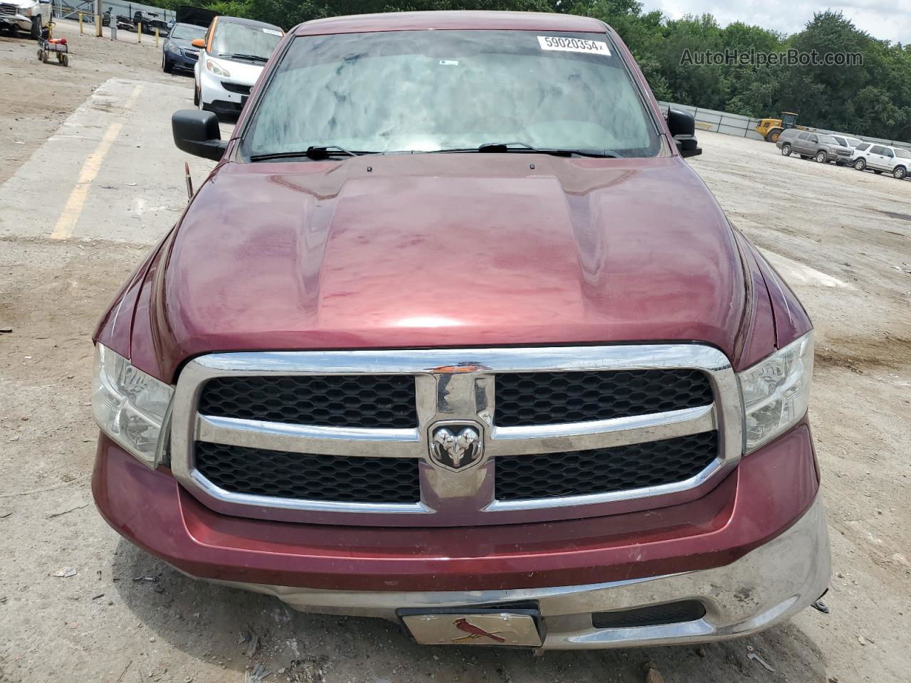 2019 Ram 1500 Classic Tradesman Burgundy vin: 1C6RR6FGXKS500153