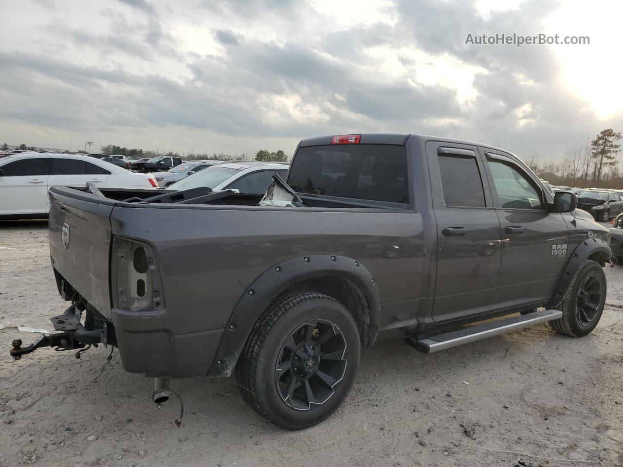 2019 Ram 1500 Classic Tradesman Gray vin: 1C6RR6FGXKS650618