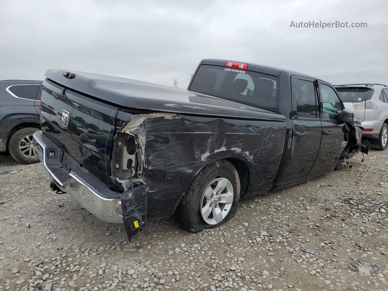 2019 Ram 1500 Classic Tradesman Black vin: 1C6RR6FT0KS723895