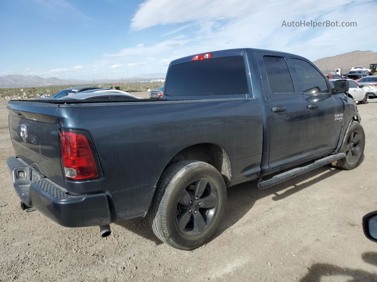 2019 Ram 1500 Classic Tradesman Синий vin: 1C6RR6FT0KS733908