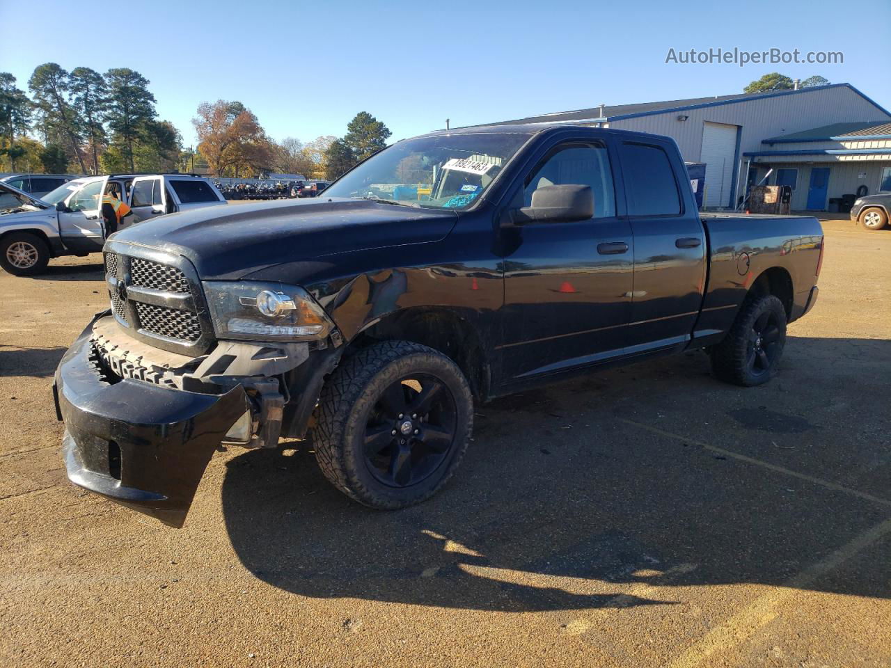 2014 Ram 1500 St Черный vin: 1C6RR6FT1ES190119