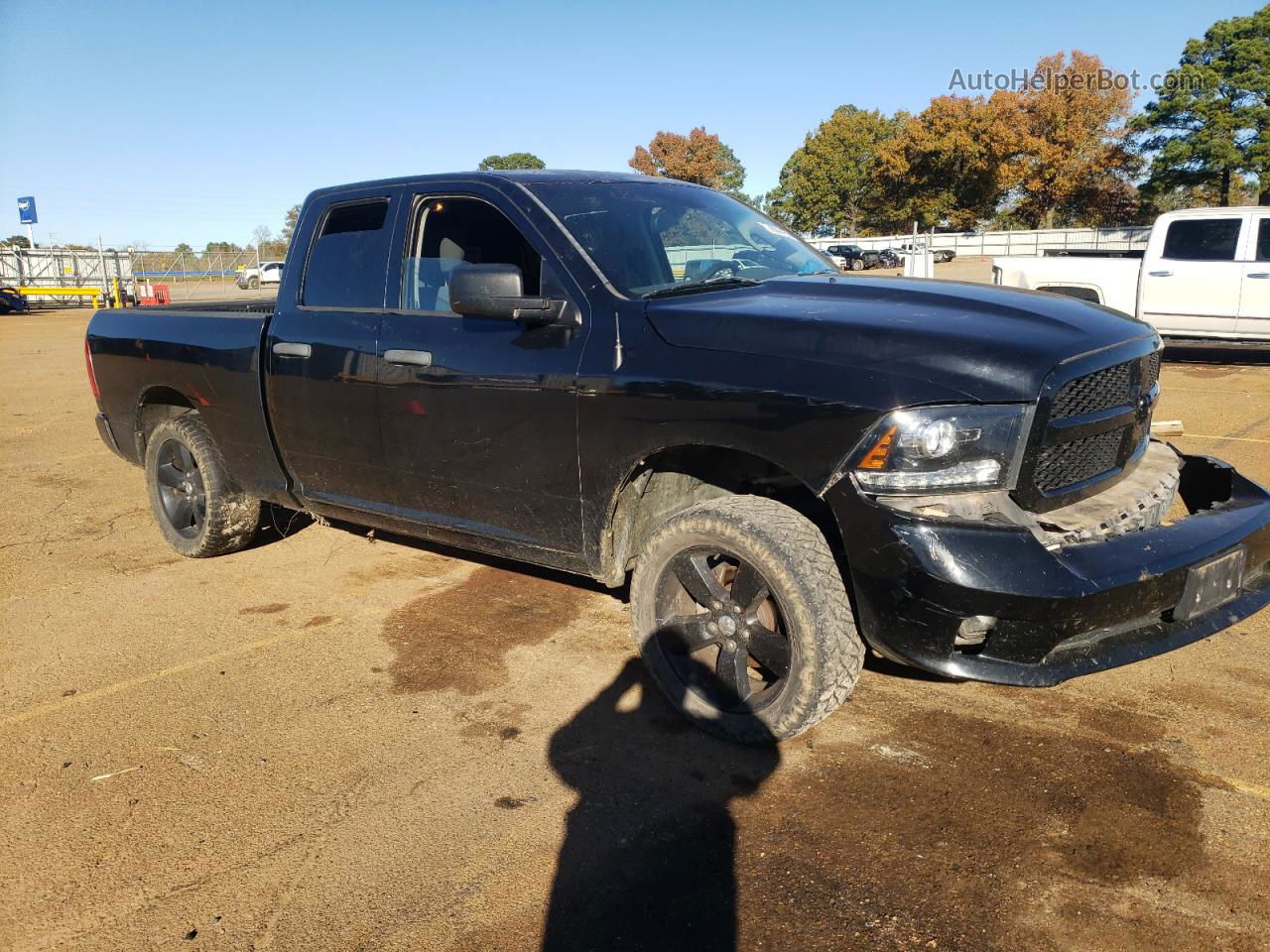 2014 Ram 1500 St Черный vin: 1C6RR6FT1ES190119