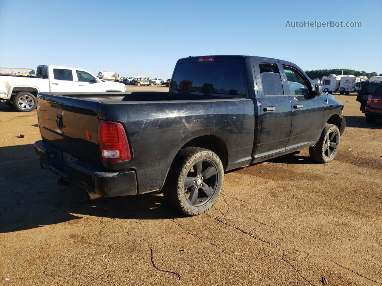 2014 Ram 1500 St Черный vin: 1C6RR6FT1ES190119