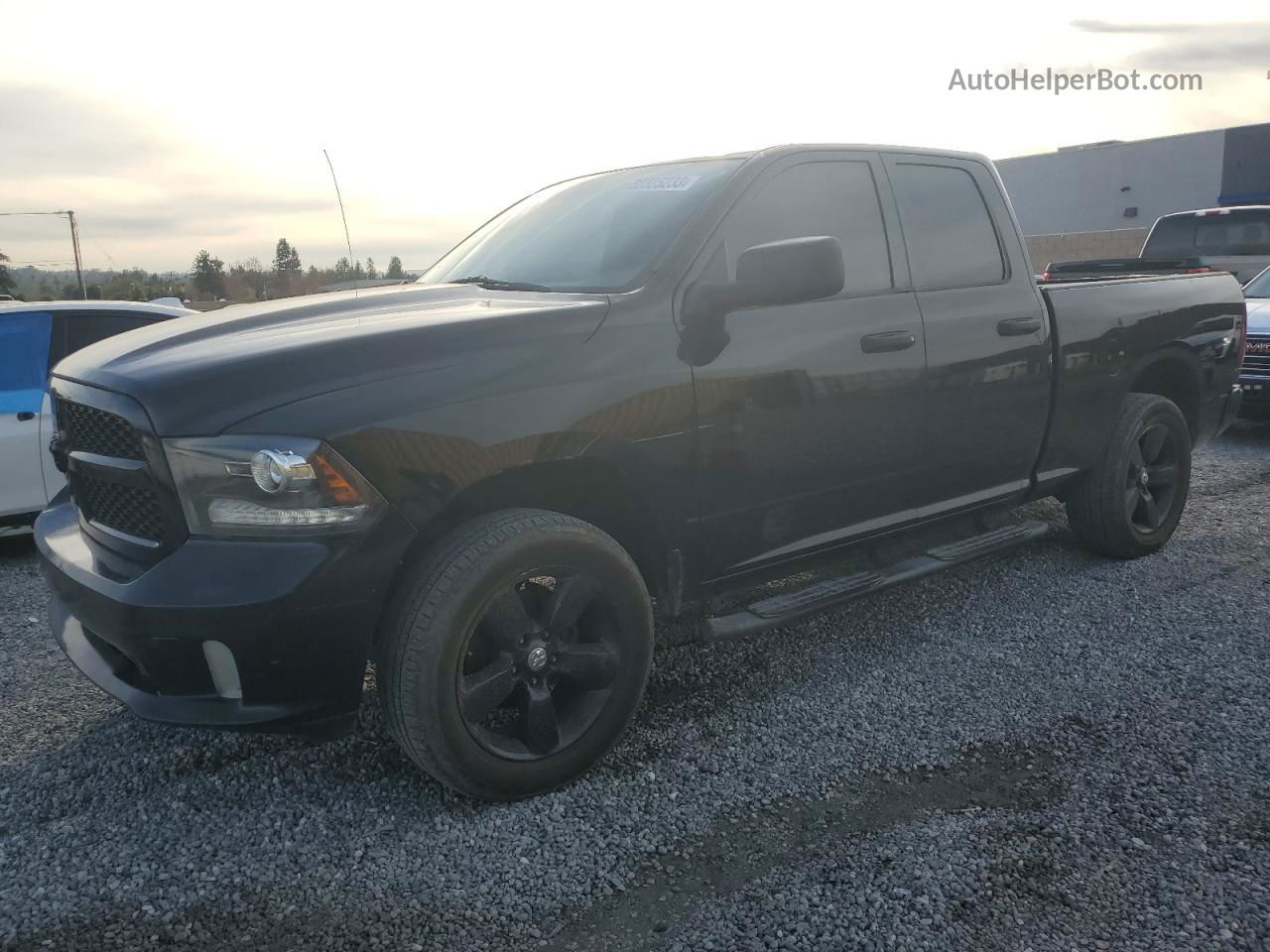 2014 Ram 1500 St Черный vin: 1C6RR6FT3ES112523