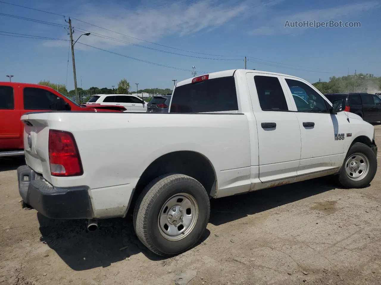 2015 Ram 1500 St White vin: 1C6RR6FT3FS676125