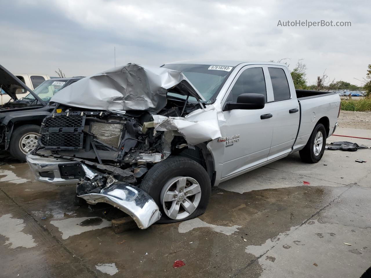 2019 Ram 1500 Classic Tradesman Серебряный vin: 1C6RR6FT3KS562944