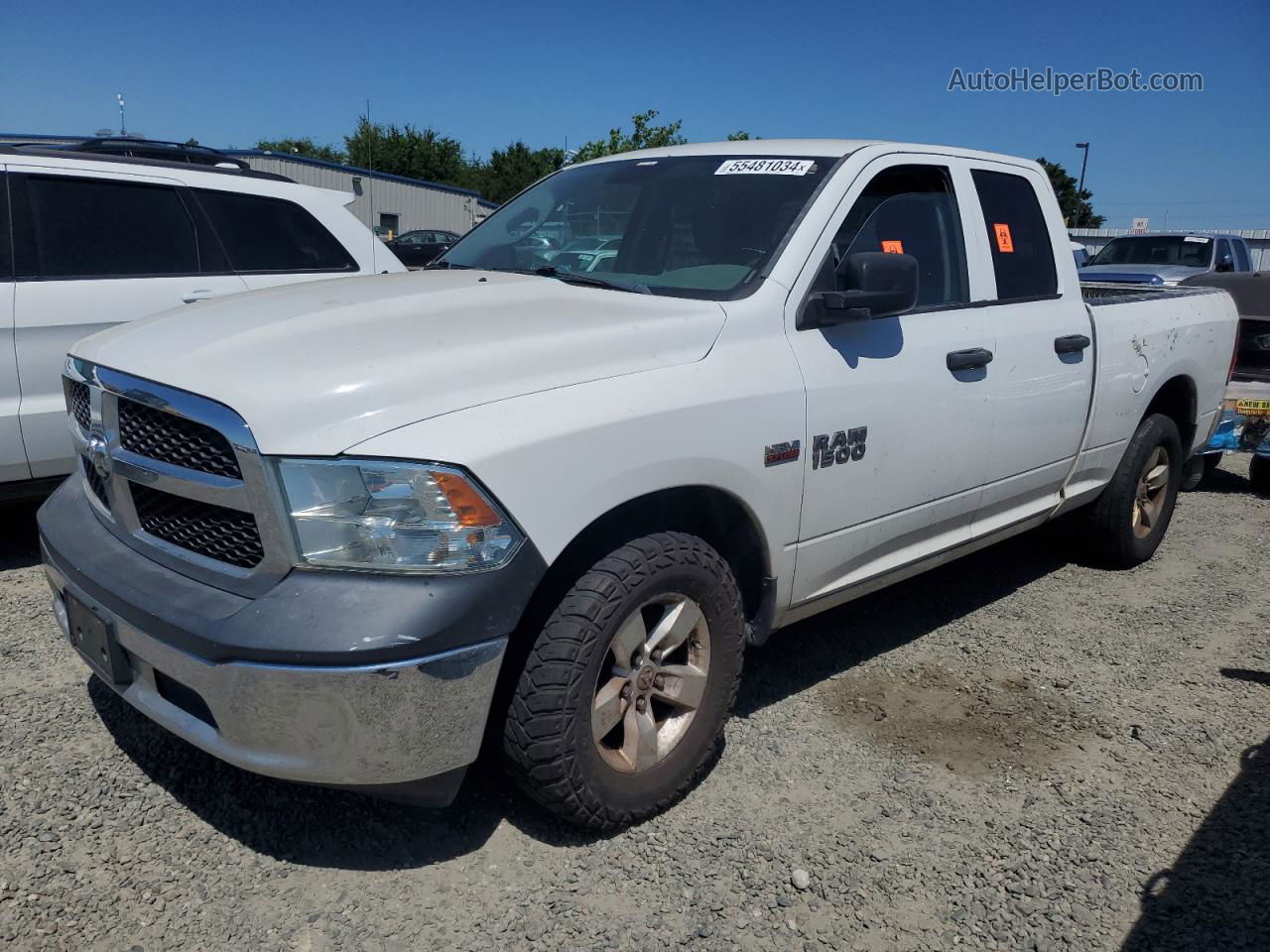 2014 Ram 1500 St White vin: 1C6RR6FT4ES134627