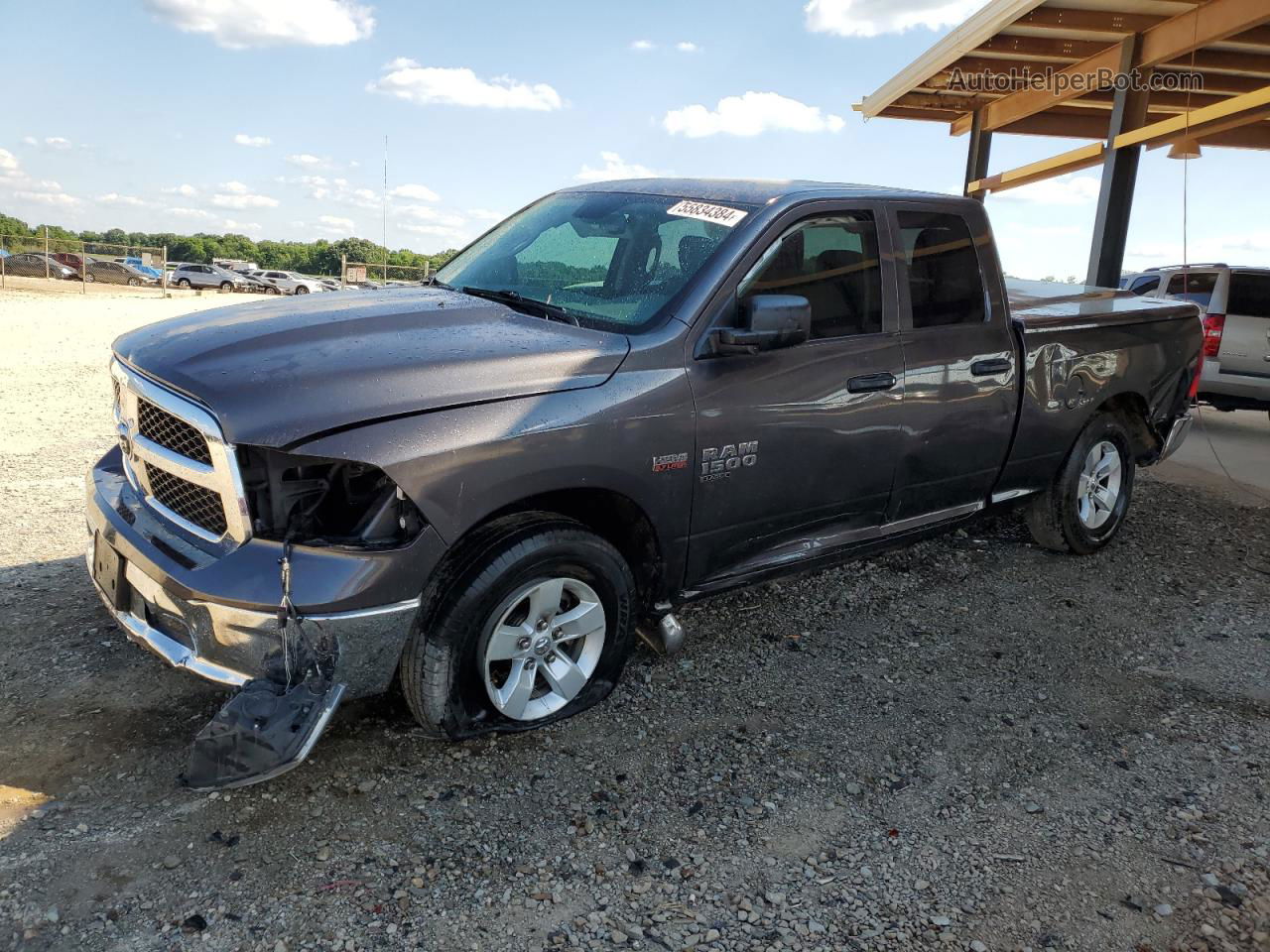 2019 Ram 1500 Classic Tradesman Gray vin: 1C6RR6FT7KS745943