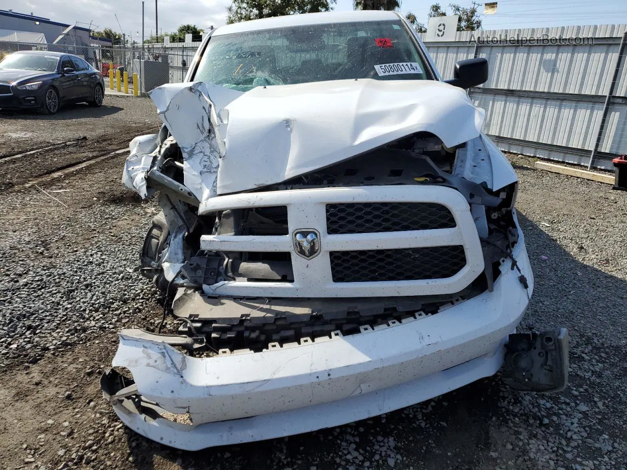 2015 Ram 1500 St White vin: 1C6RR6FT8FS583178