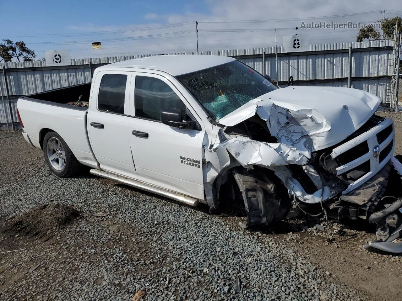 2015 Ram 1500 St White vin: 1C6RR6FT8FS583178