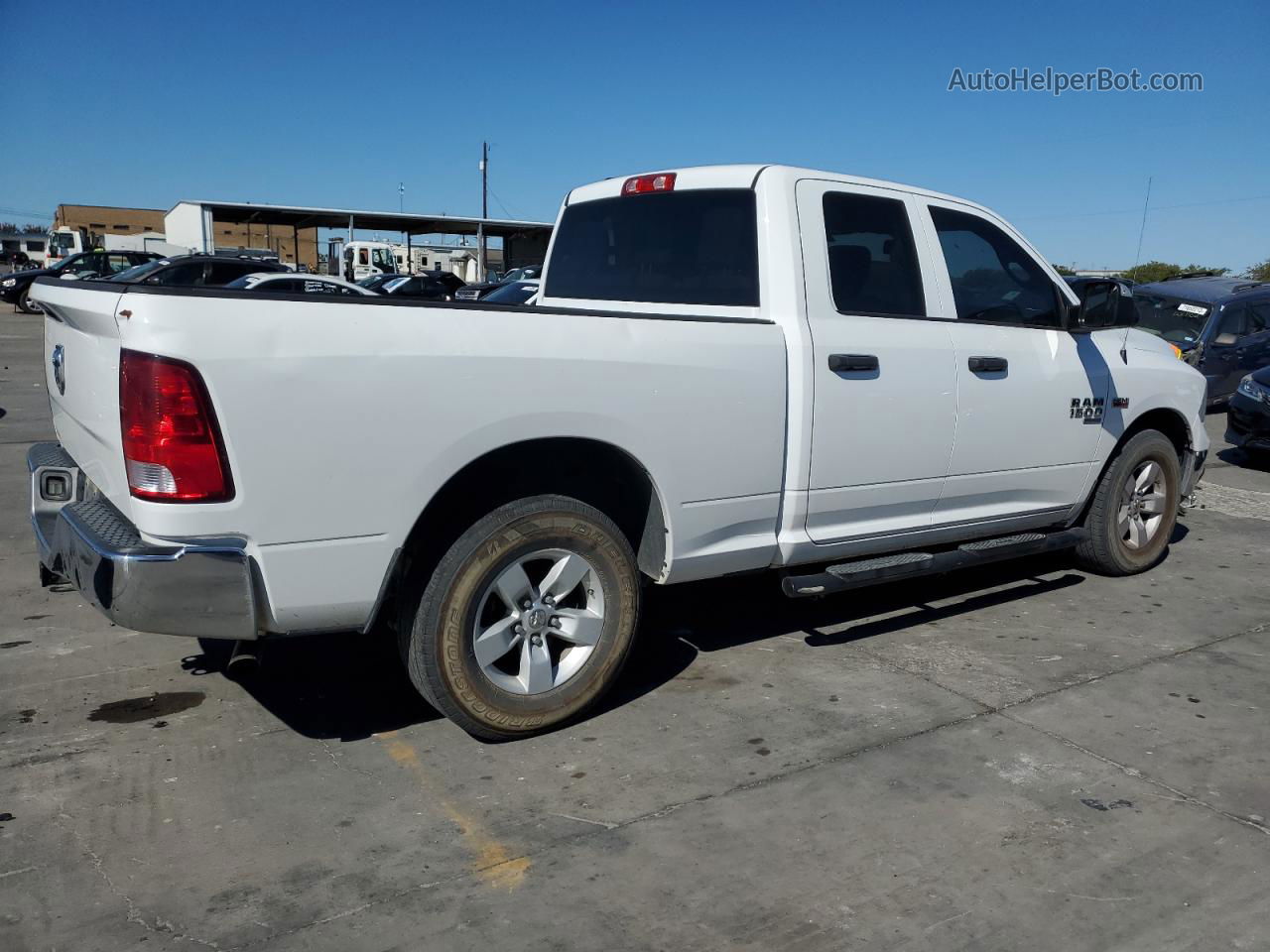 2019 Ram 1500 Classic Tradesman White vin: 1C6RR6FT8KS574118