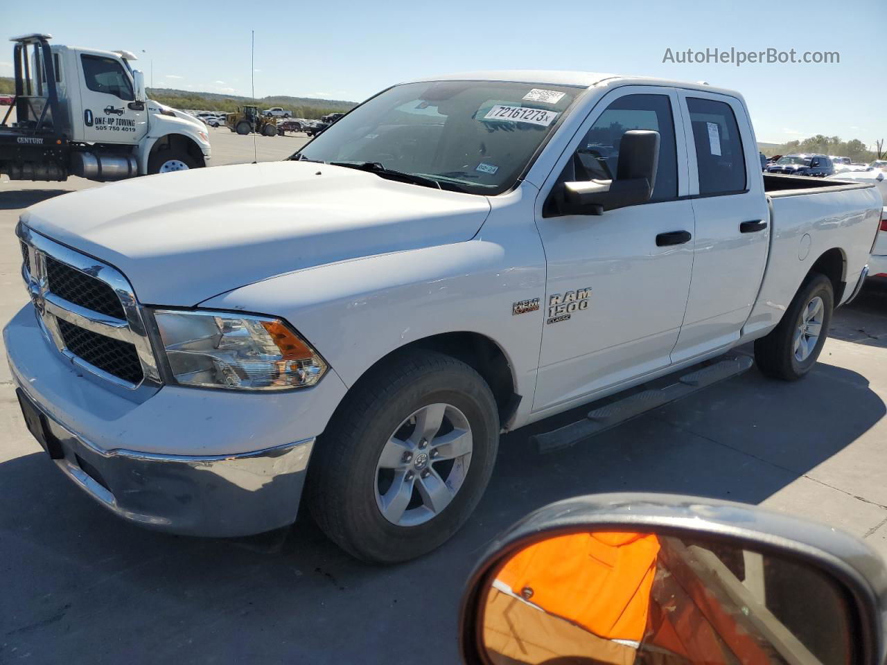 2019 Ram 1500 Classic Tradesman White vin: 1C6RR6FT8KS574118