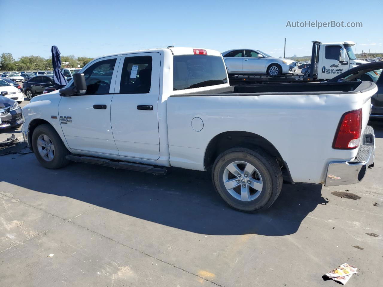 2019 Ram 1500 Classic Tradesman White vin: 1C6RR6FT8KS574118