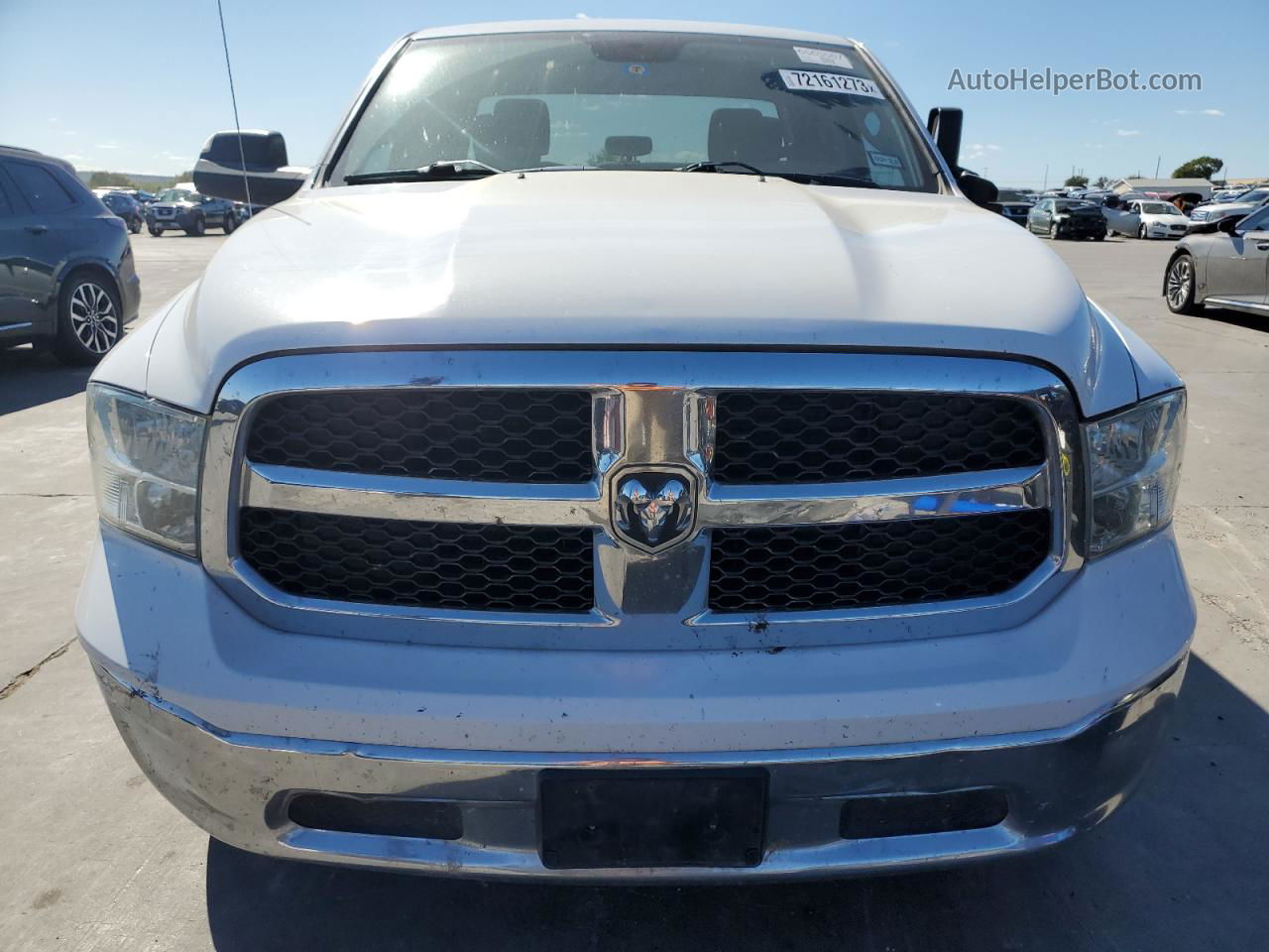 2019 Ram 1500 Classic Tradesman White vin: 1C6RR6FT8KS574118