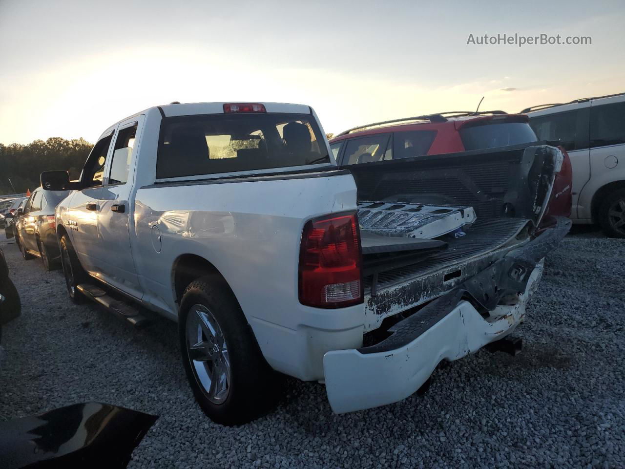 2014 Ram 1500 St Белый vin: 1C6RR6FT9ES258585