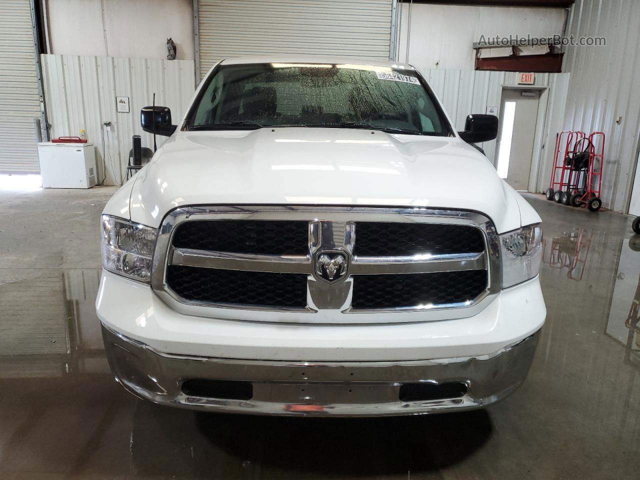 2019 Ram 1500 Classic Tradesman White vin: 1C6RR6FT9KS747502