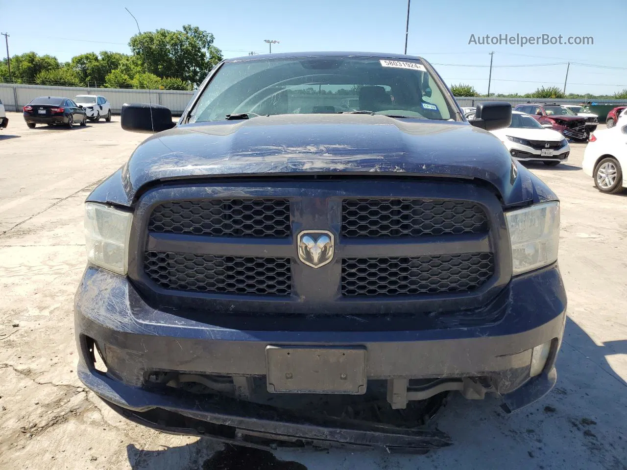 2014 Ram 1500 St Синий vin: 1C6RR6FTXES154929