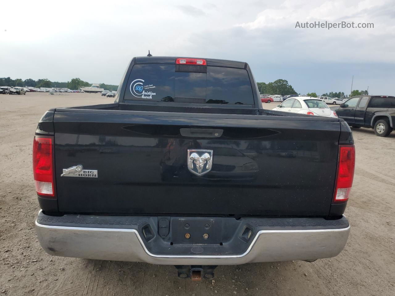 2014 Ram 1500 Slt Черный vin: 1C6RR6GG1ES259330