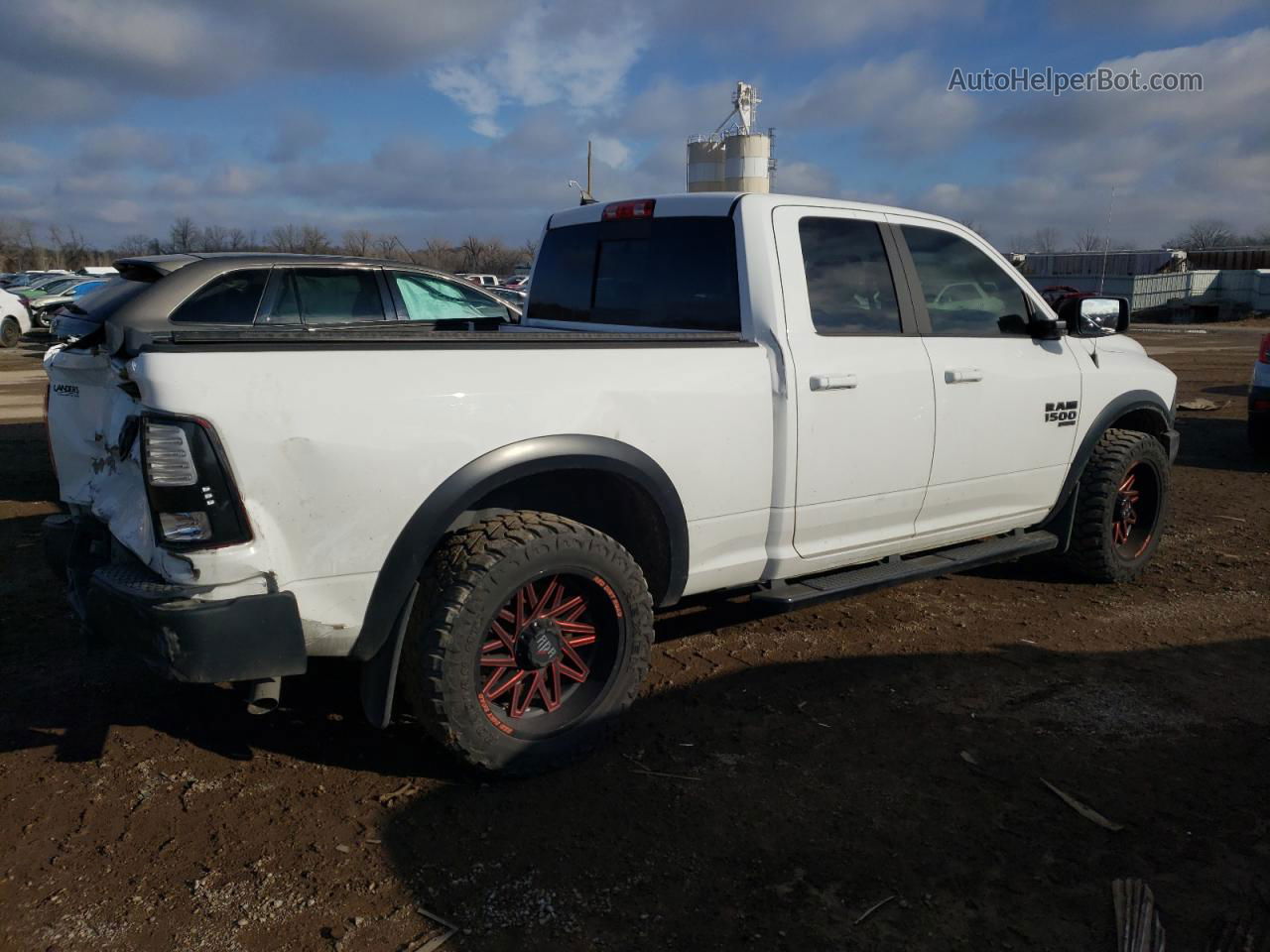 2019 Ram 1500 Classic Slt White vin: 1C6RR6GG1KS669752