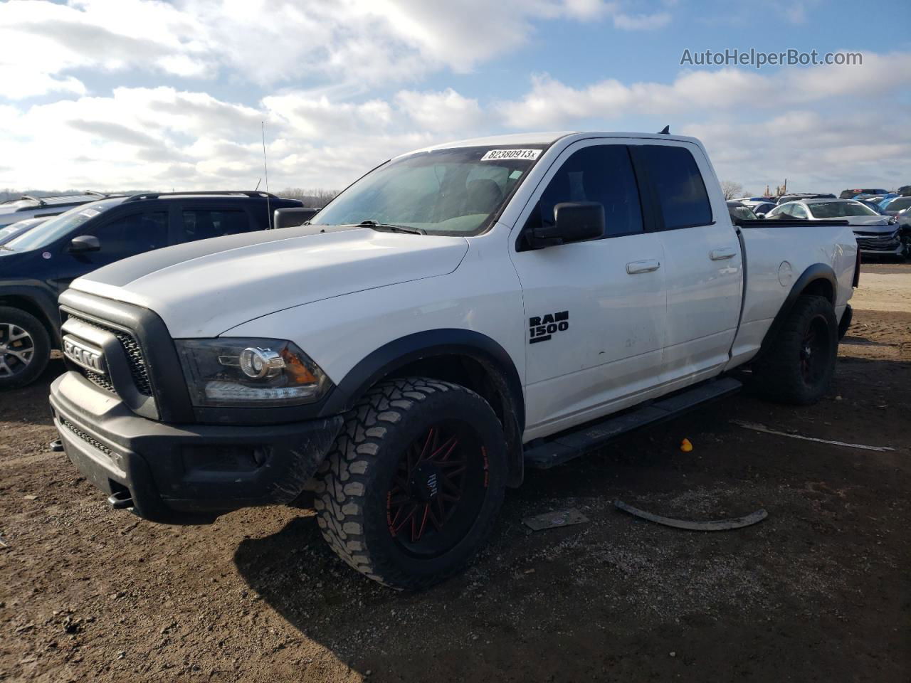 2019 Ram 1500 Classic Slt White vin: 1C6RR6GG1KS669752