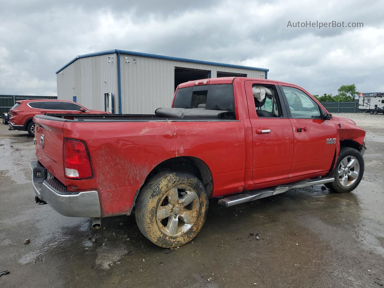 2014 Ram 1500 Slt Красный vin: 1C6RR6GG4ES457058