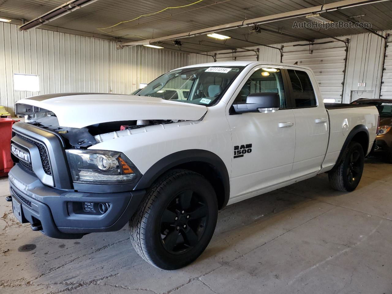 2019 Ram 1500 Classic Slt White vin: 1C6RR6GG5KS616603