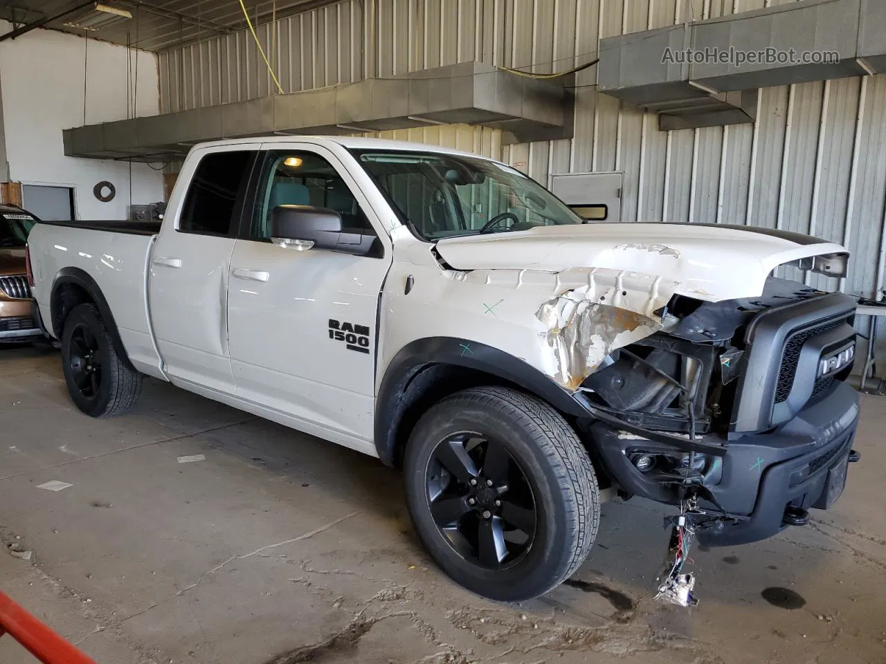 2019 Ram 1500 Classic Slt White vin: 1C6RR6GG5KS616603