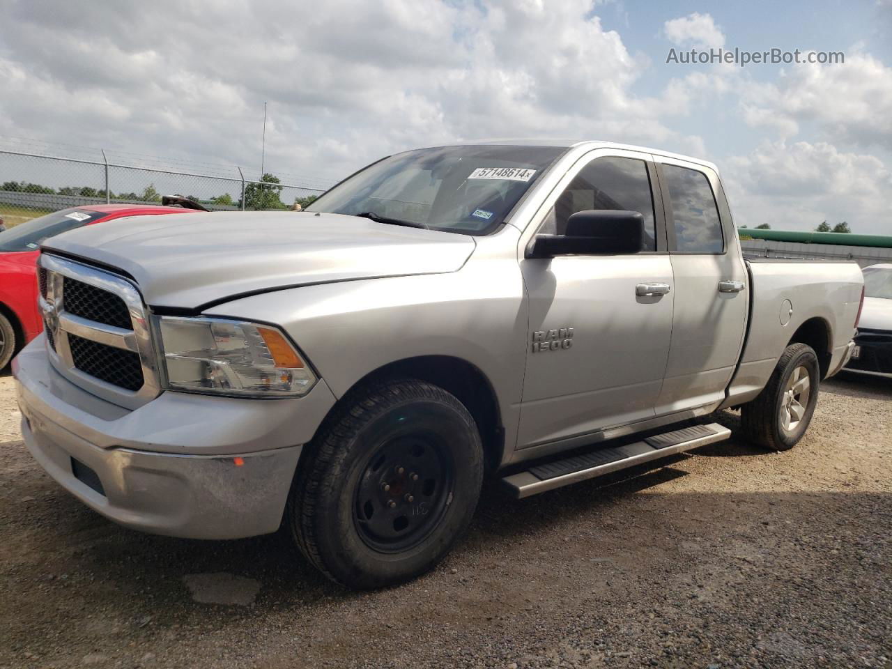 2015 Ram 1500 Slt Silver vin: 1C6RR6GG6FS714299