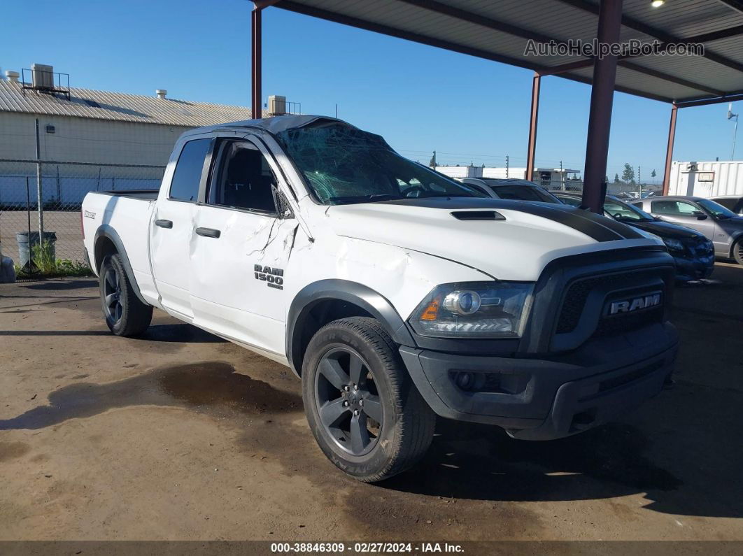 2020 Ram 1500 Classic Warlock Quad Cab 4x2 6'4 Box White vin: 1C6RR6GG6LS105628