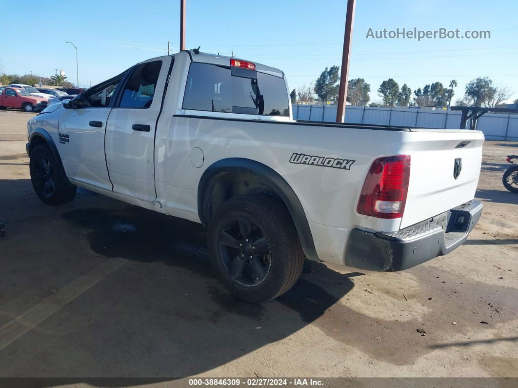 2020 Ram 1500 Classic Warlock Quad Cab 4x2 6'4 Box White vin: 1C6RR6GG6LS105628