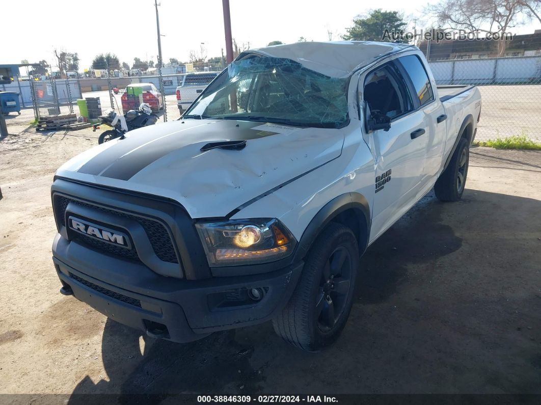 2020 Ram 1500 Classic Warlock Quad Cab 4x2 6'4 Box White vin: 1C6RR6GG6LS105628