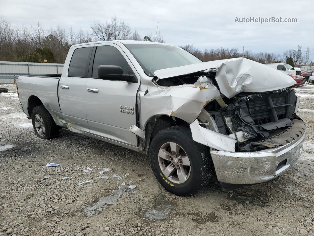 2015 Ram 1500 Slt Silver vin: 1C6RR6GG9FS674767