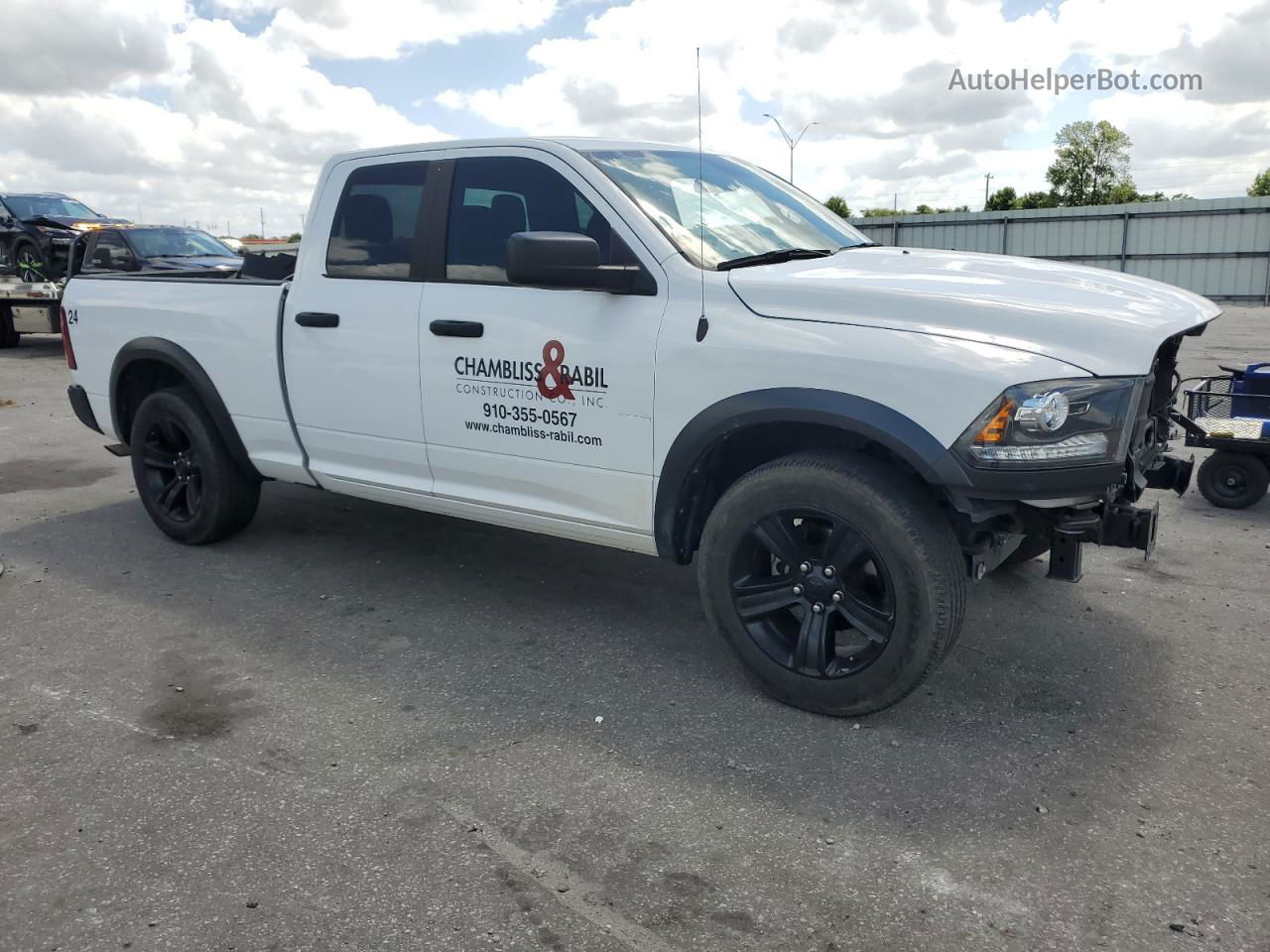 2022 Ram 1500 Classic Slt Белый vin: 1C6RR6GG9NS154700