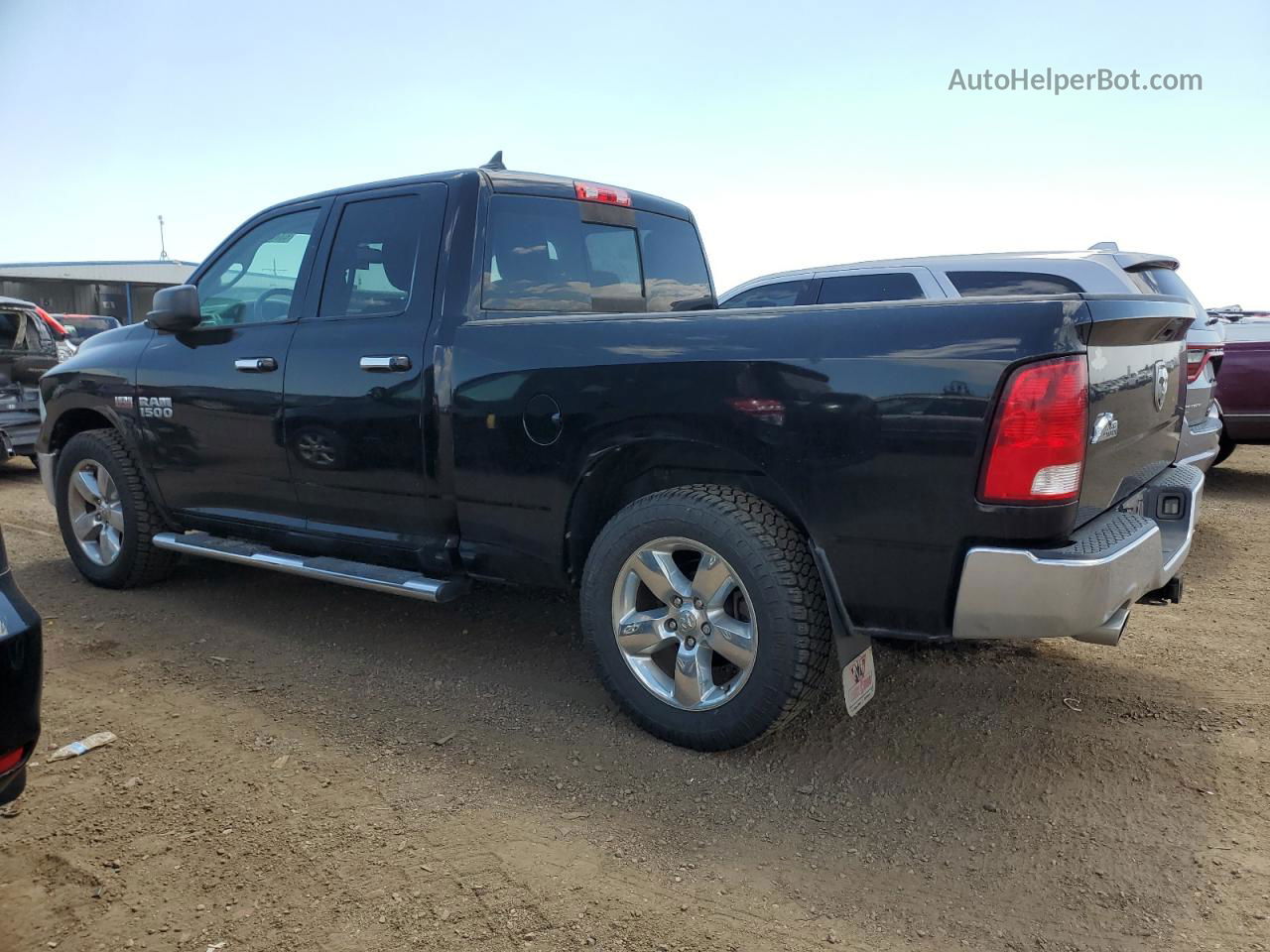 2014 Ram 1500 Slt Черный vin: 1C6RR6GT0ES170443